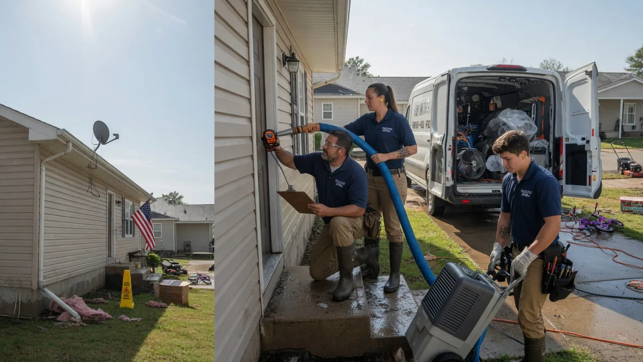 Ceiling Water Damage Restoration in Inman, NE near me